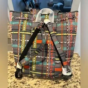 BNWT Vera Bradley Nylon Midtown Cargo backpack or weekender or gym bag Large Bancroft Backpack - Nylon | Vera Bradley main image 3